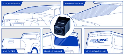 デジタルミラーの車外用リアカメラモデルを選択した方が良い車について教えて